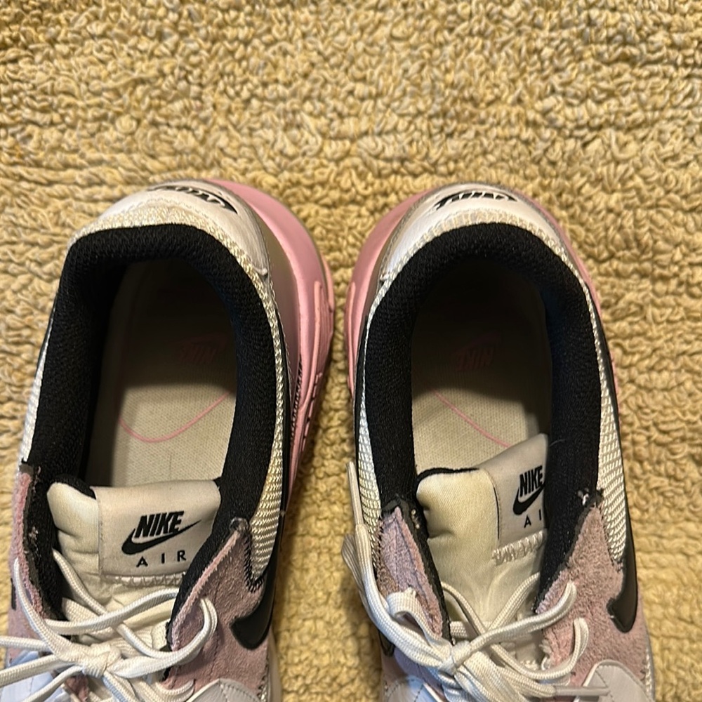 Nike Women's Air Max Sneakers - White and Pink - Picture 7 of 14